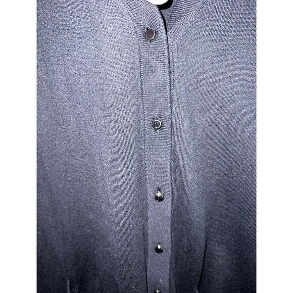KATE SPADE NY Womens Black Cashmere Blend Knit Button Up Cardigan Sweater - Picture 7 of 11